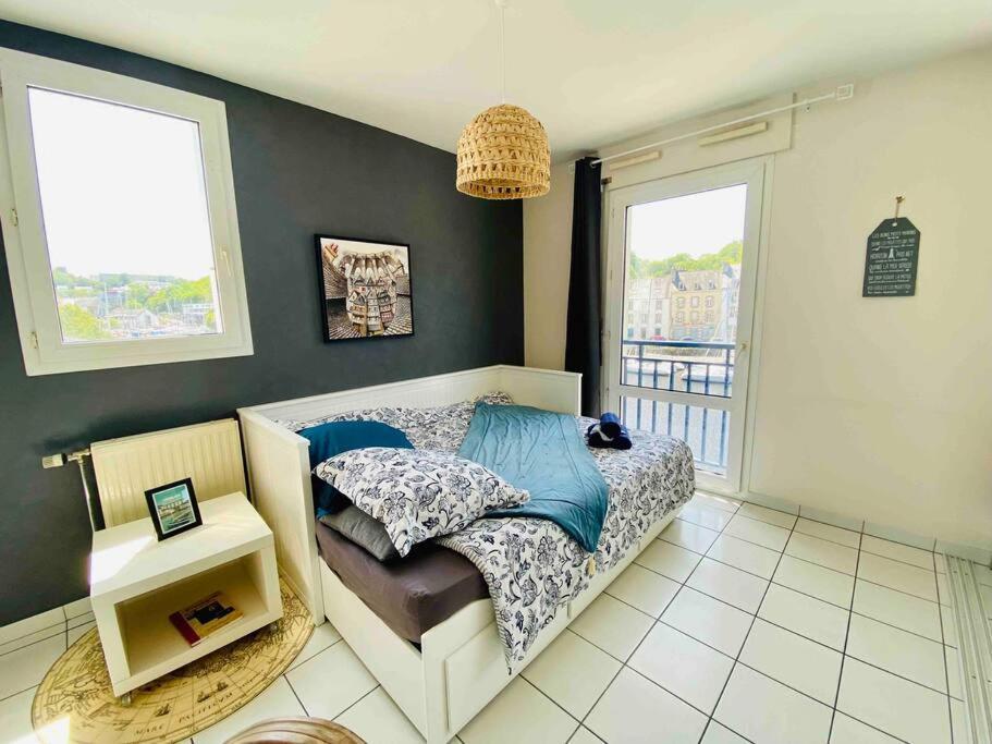 Apartament Voiles Sur Morlaix: Vue Port, 4 Personnes, Parking Zewnętrze zdjęcie