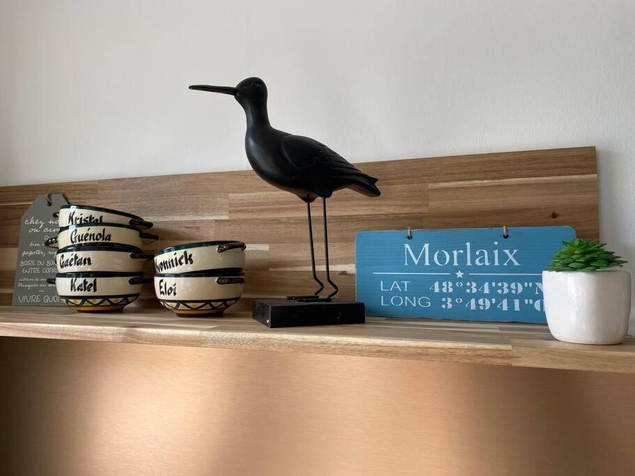 Apartament Voiles Sur Morlaix: Vue Port, 4 Personnes, Parking Zewnętrze zdjęcie