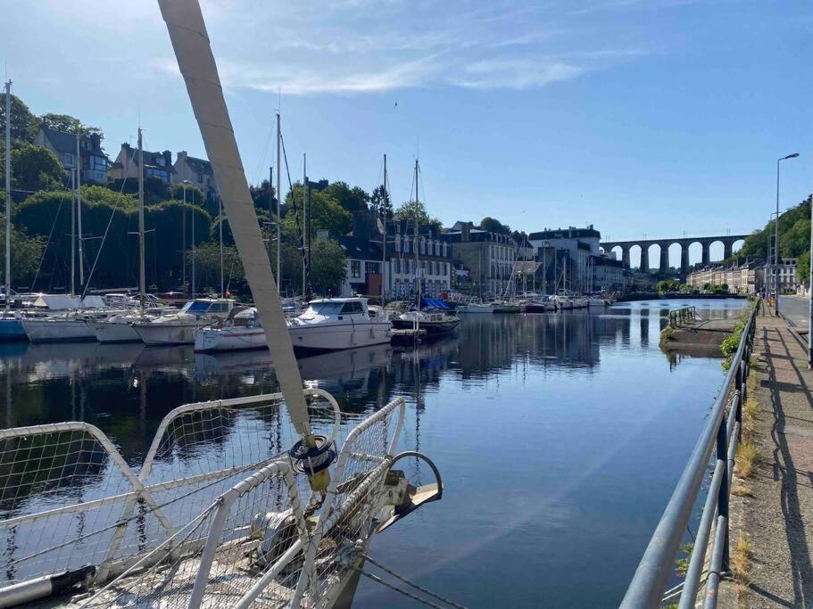 Apartament Voiles Sur Morlaix: Vue Port, 4 Personnes, Parking Zewnętrze zdjęcie