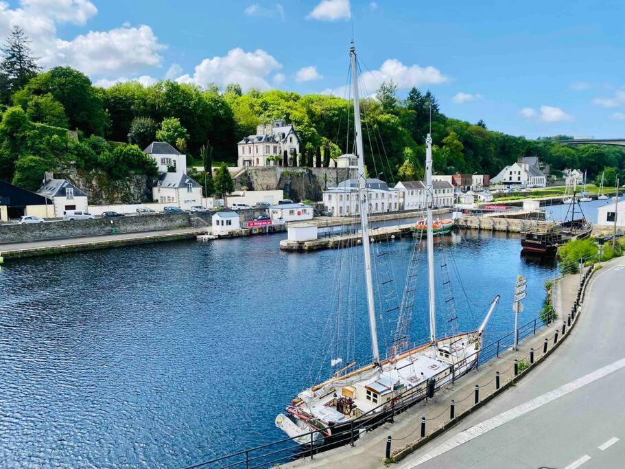 Apartament Voiles Sur Morlaix: Vue Port, 4 Personnes, Parking Zewnętrze zdjęcie