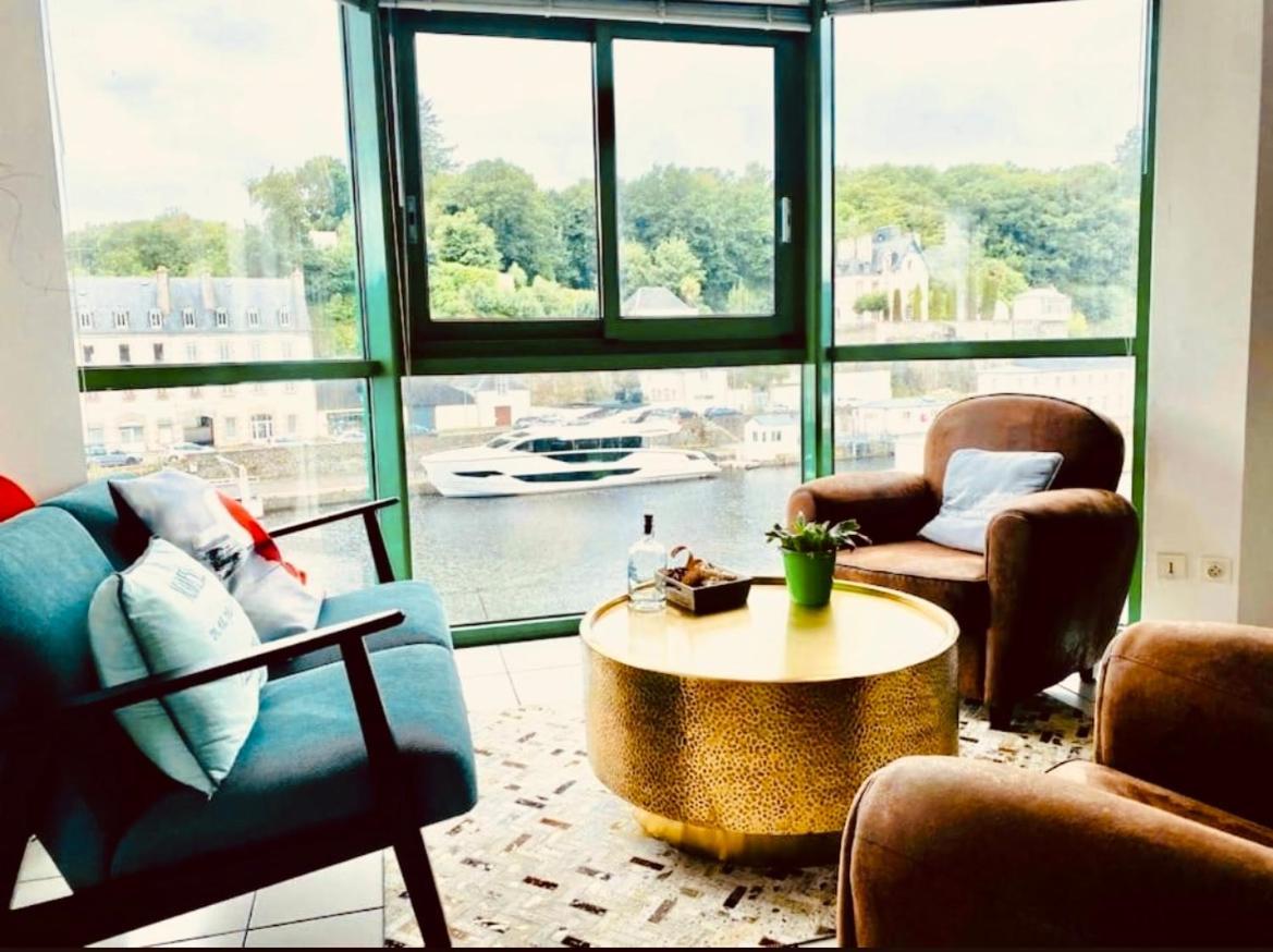 Apartament Voiles Sur Morlaix: Vue Port, 4 Personnes, Parking Zewnętrze zdjęcie